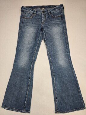 Silver Jeans Womens Lola Bootcut Jeans Size 31/31 Denim Blue